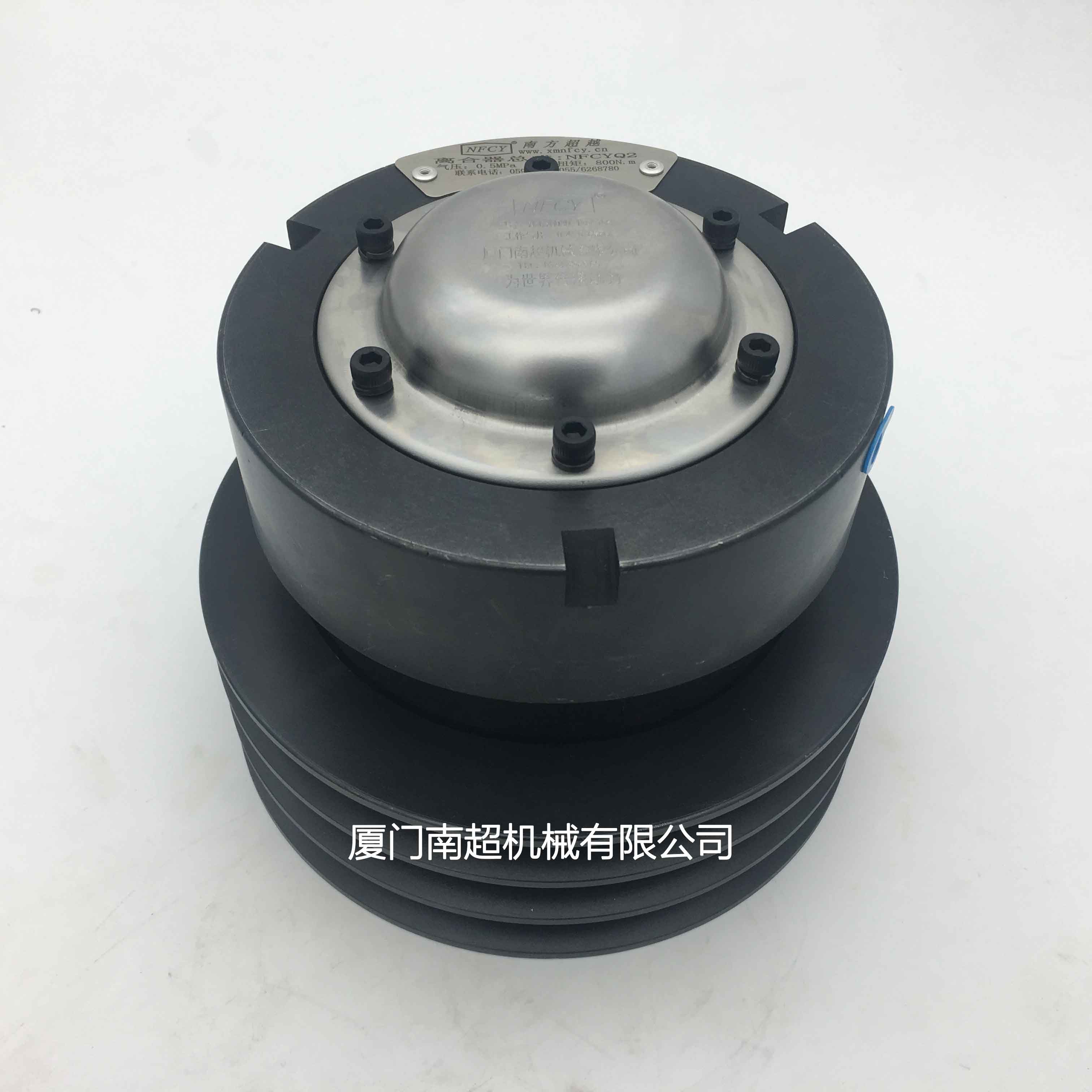 氣動離合器+皮帶輪